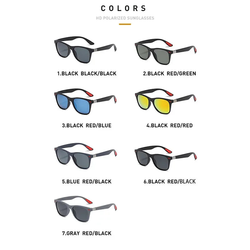 Night Vision Glasses PC Frame Polarized Sunglasses