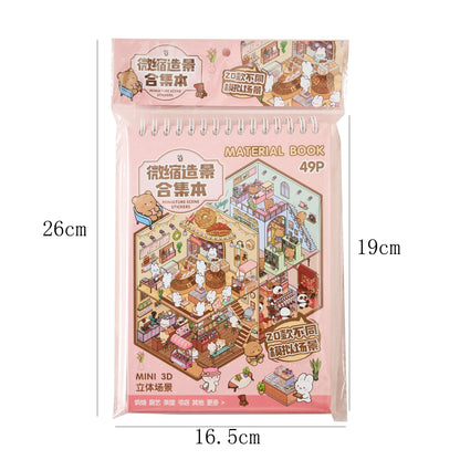 Sunny Town 3D sticker
